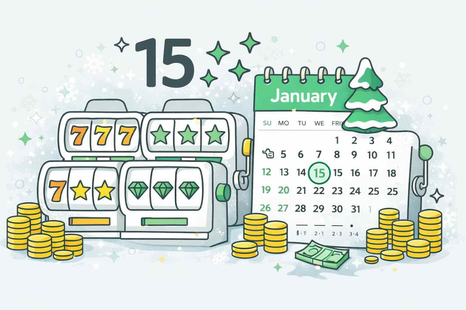 Top 15 Most Played Slots in January - Best Slots guide by Gail B.