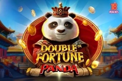 Double Fortune Panda slot game by 18Peaches