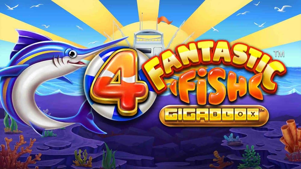4 Fantastic Fish Gigablox slot game by 4ThePlayer