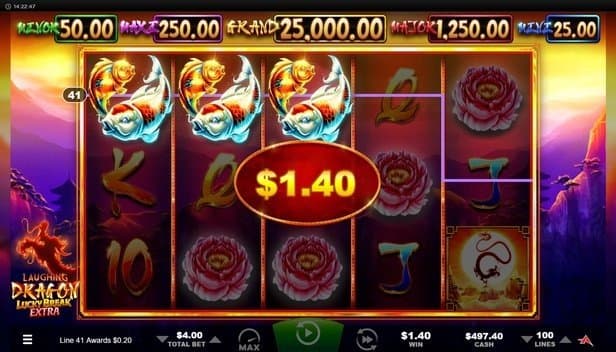 Laughing Dragon slot game by Ainsworth