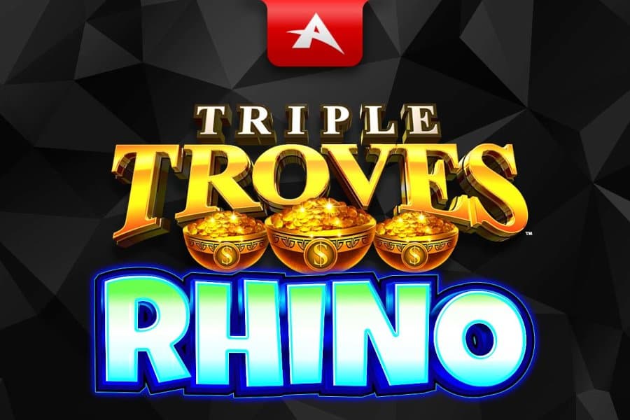 Triple Troves Rhino slot game by Ainsworth