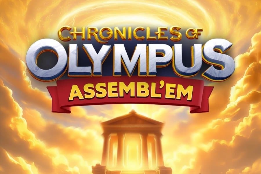 Chronicles of Olympus Assembl'em slot game by Alchemy Gaming