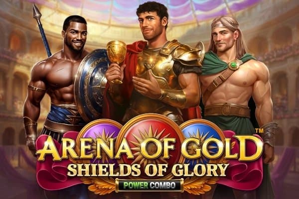 Arena of Gold: Shields of Glory Power Combo slot game by All For One Studios
