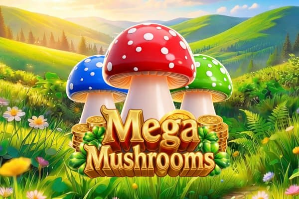 Mega Mushrooms slot game by Amigo Gaming