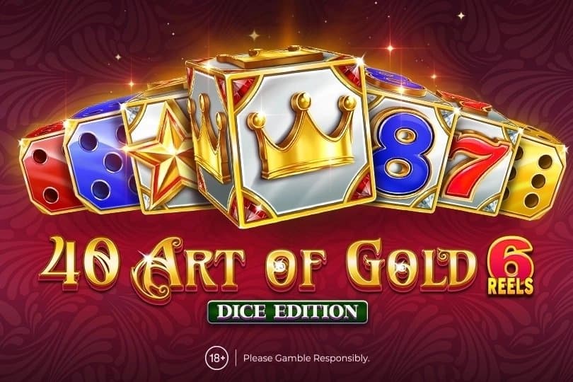 40 Art of Gold 6 Reels Dice Edition slot game by Amusnet