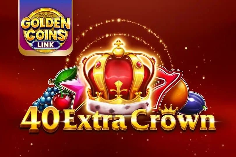 40 Extra Crown Golden Coins Link slot game by Amusnet