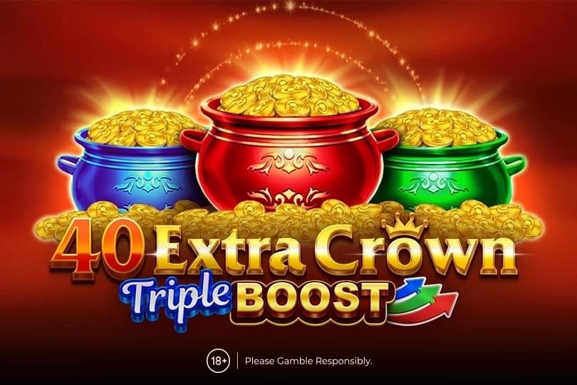 40 Extra Crown Triple Boost slot game by Amusnet