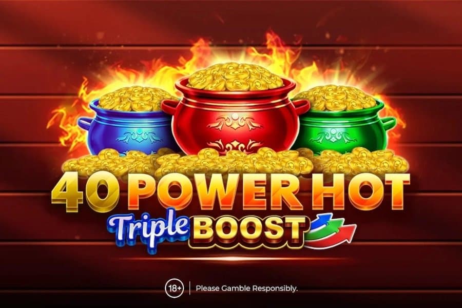40 Power Hot Triple Boost slot game by Amusnet