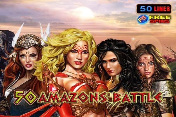 50 Amazons' Battle slot game by Amusnet
