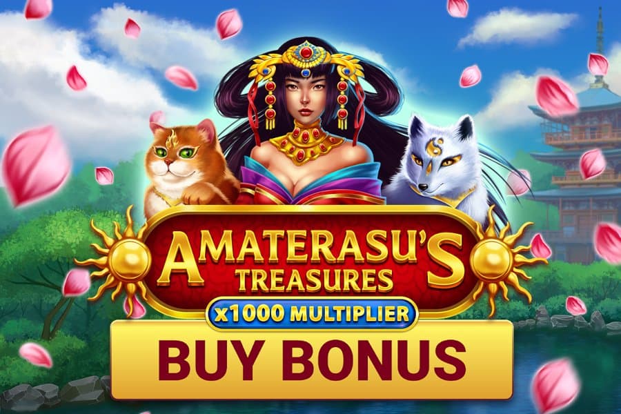Amaterasu's Treasures slot game by Amusnet
