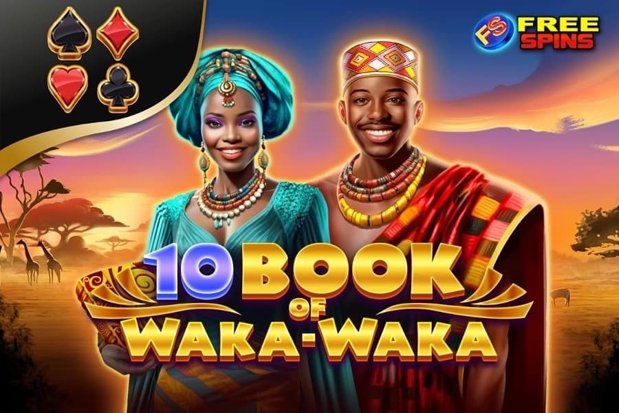 Book of Waka Waka slot game by Amusnet