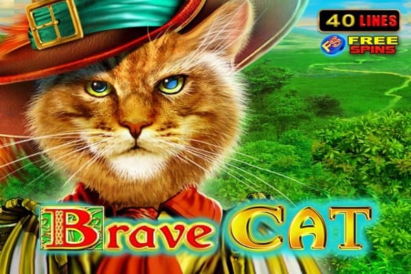 Brave Cat slot game by Amusnet