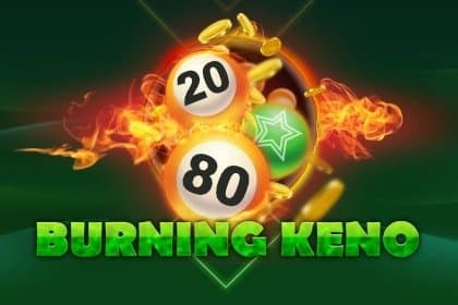 Burning Keno slot game by Amusnet