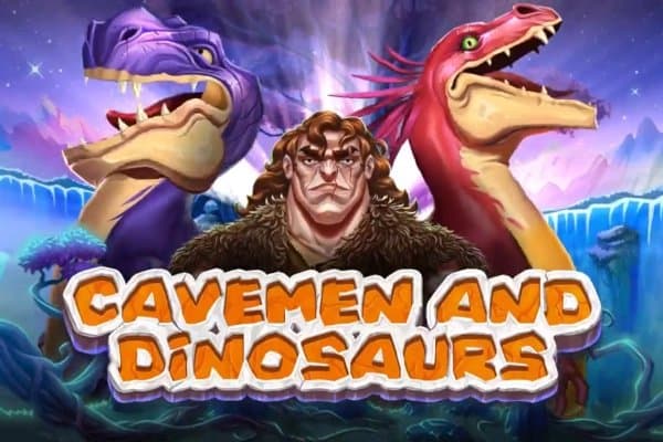 Cavemen and Dinosaurs slot game by Amusnet