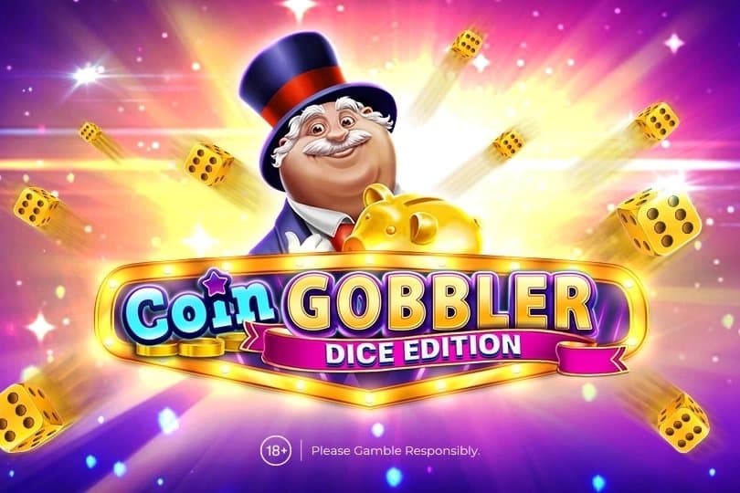 Coin Gobbler Dice Edition slot game by Amusnet