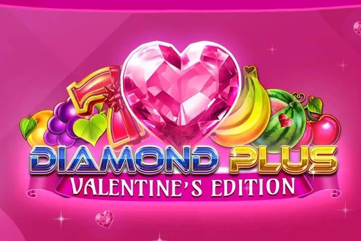 Diamond Plus Valentine's Edition slot game by Amusnet
