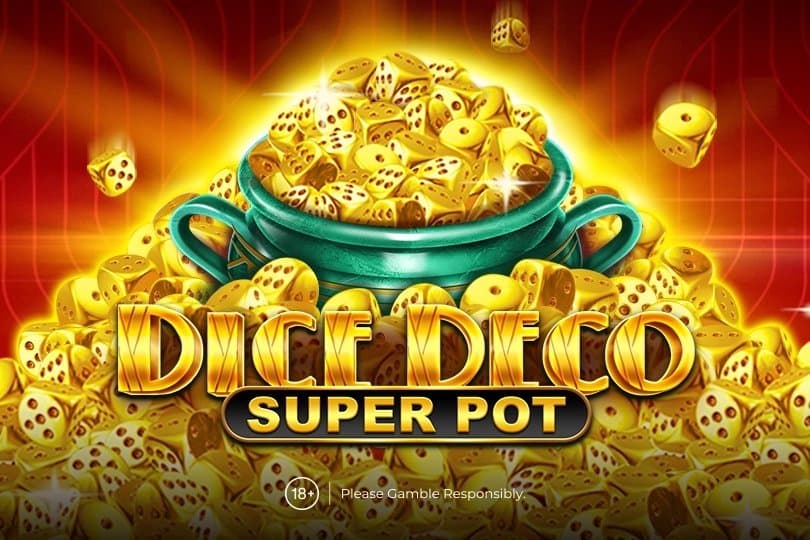 Dice Deco Super Pot slot game by Amusnet