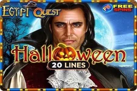 Halloween Egypt Quest slot game by Amusnet
