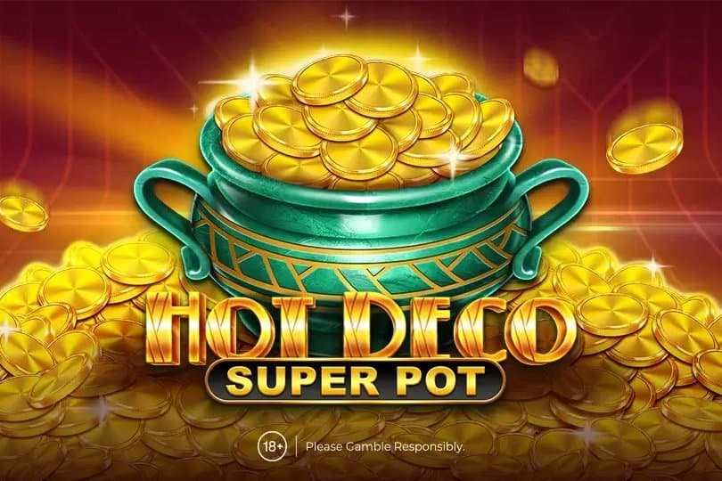 Hot Deco Super Pot slot game by Amusnet