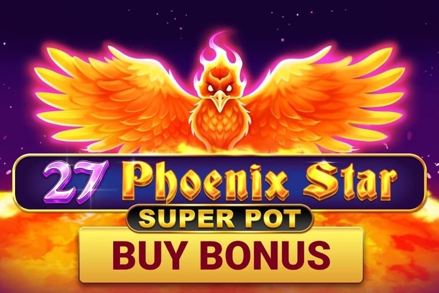 Phoenix Star Super Pot slot game by Amusnet