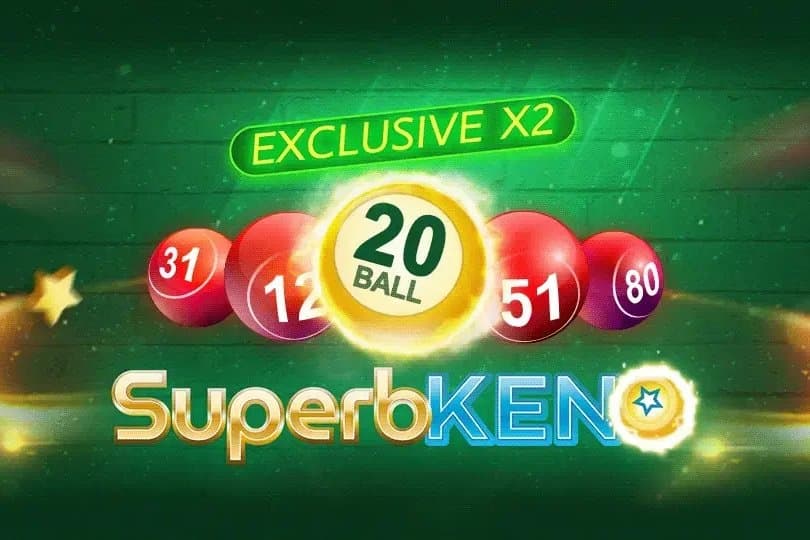 Superb Keno slot game by Amusnet