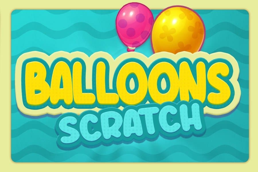 Balloons Scratch slot game by Aperion Gaming