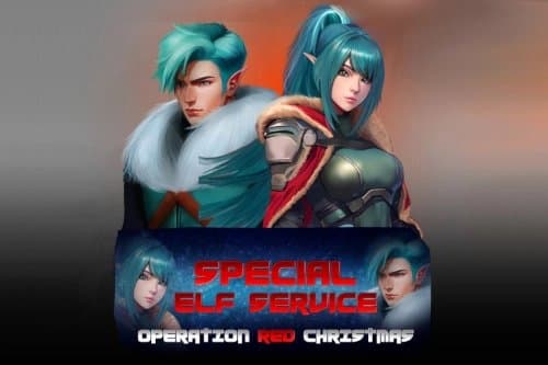 Special Elf Service: Operation Red Christmas slot game by Arcadem