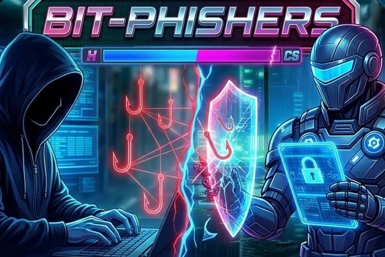 Bit-Phishers slot game by Arcane Pixel