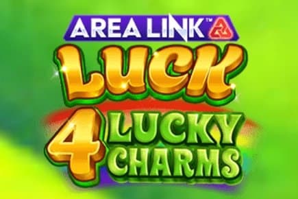 Area Link Luck 4 Lucky Charms slot game by AreaVegas
