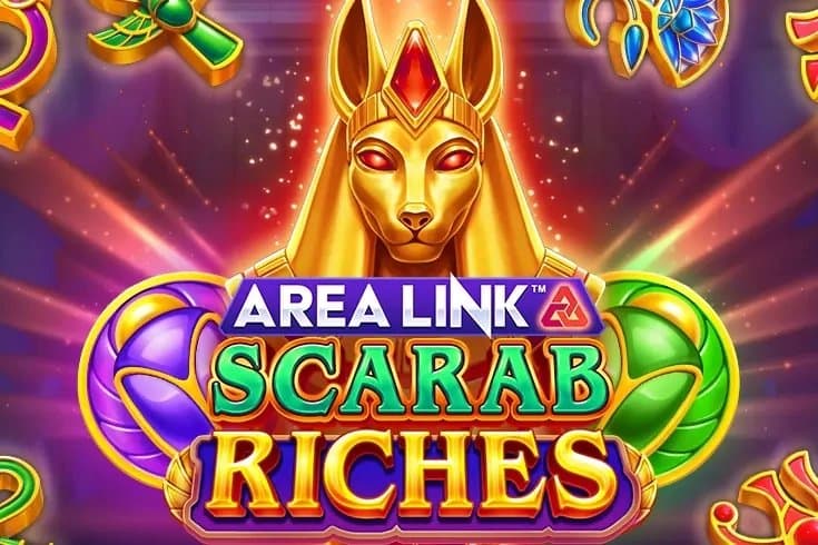 Area Link Scarab Riches slot game by AreaVegas