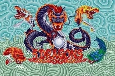 5 Dragons slot game by Aristocrat