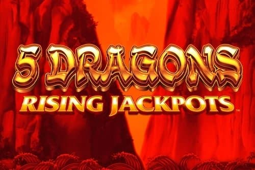 5 Dragons Rising Jackpots slot game by Aristocrat