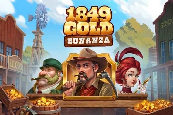 1849 Gold Bonanza slot game by Armadillo Studios