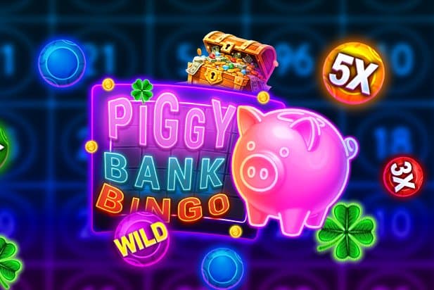 Piggy Bank Bingo slot game by Arrow's Edge