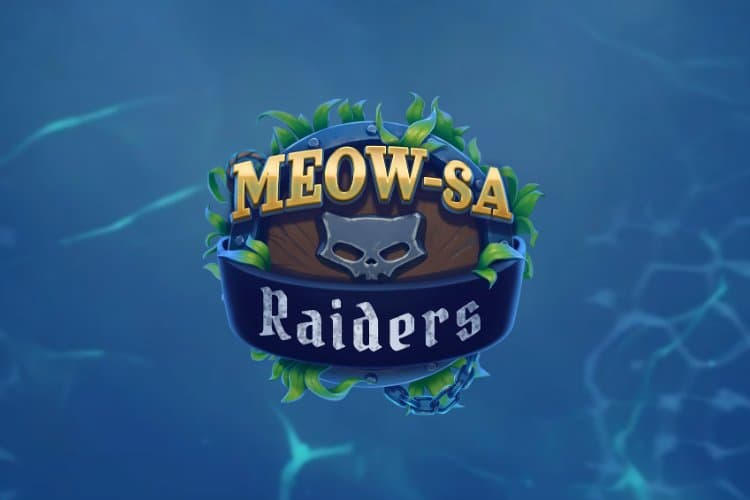 Meow-sa Raiders slot game by Arrr!