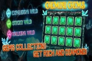 Gemini Gems slot game by Aspect Gaming