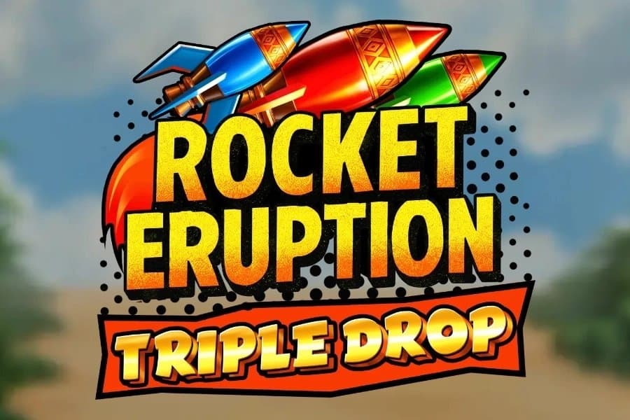 Rocket Eruption Triple Drop slot game by Atlantic Digital