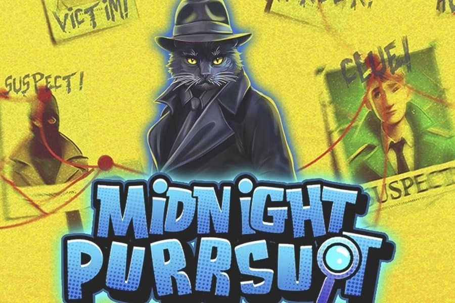 Midnight Purrsuit slot game by Atomic City