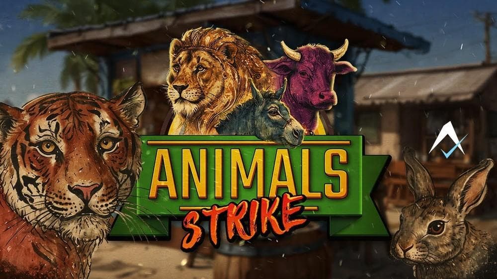 Animals Strike slot game by AvatarUX