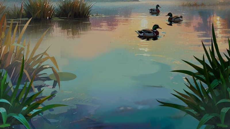 Duck Hunt 500 slot game by AvatarUX