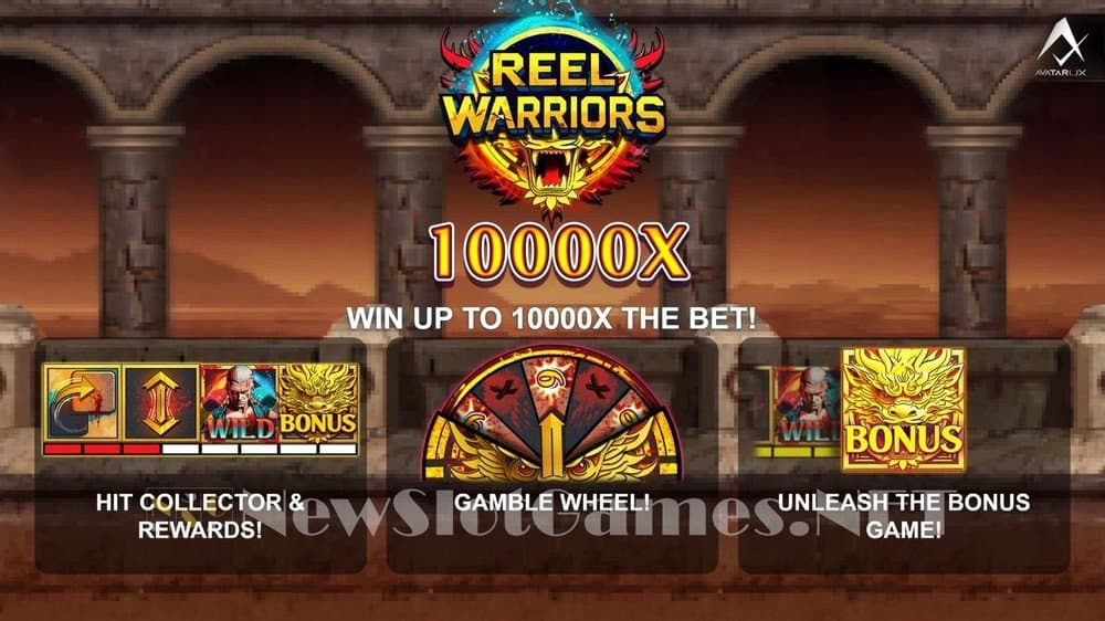 Reel Warriors slot game by AvatarUX