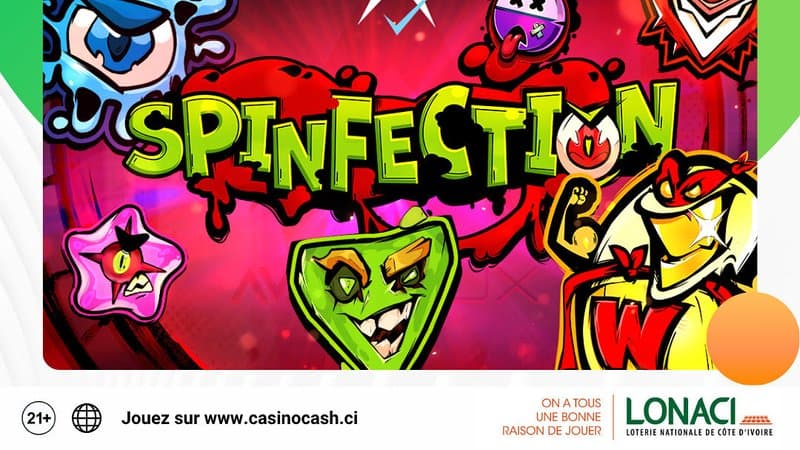 Spinfection slot game by AvatarUX