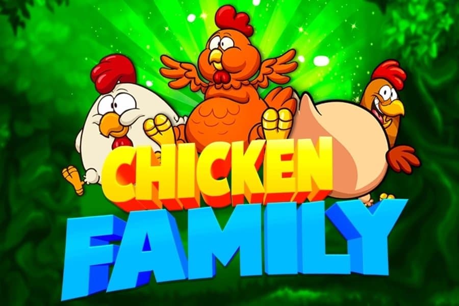 Chicken Family slot game by Bakoo