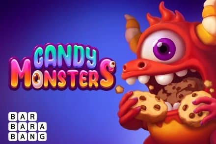 Candy Monsters slot game by Barbara Bang