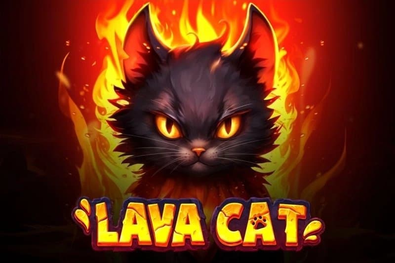 Lava Cat slot game by Barbara Bang