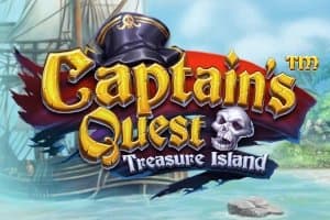 Captain's Quest Treasure Island slot game by Betsoft