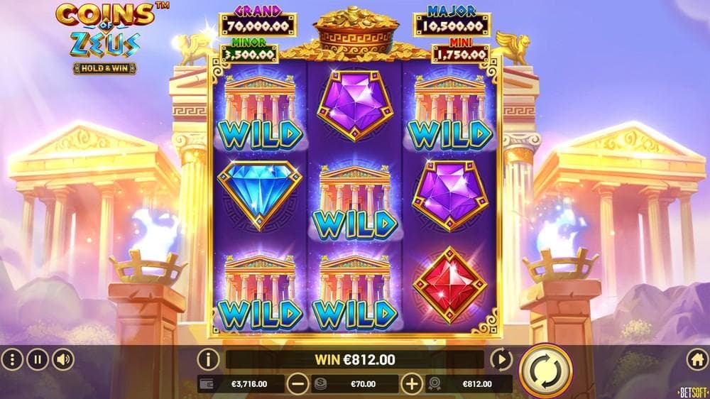 Coins of Zeus™ slot game by Betsoft