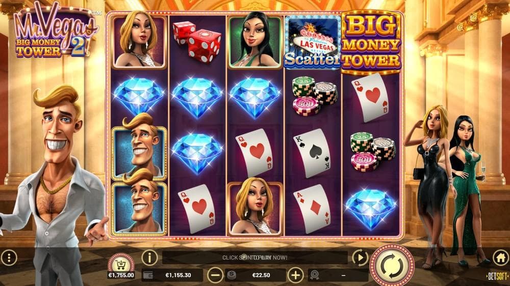 Mr. Vegas slot game by Betsoft
