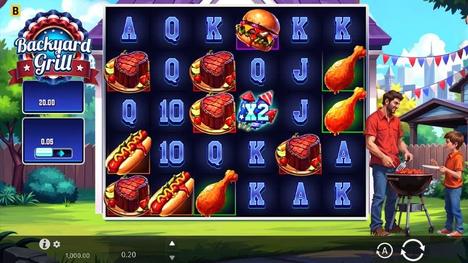 Backyard Grill slot game by BGaming