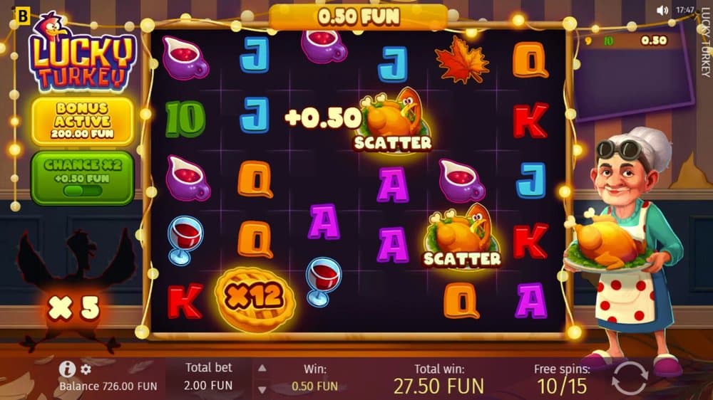Lucky Turkey slot game by BGaming